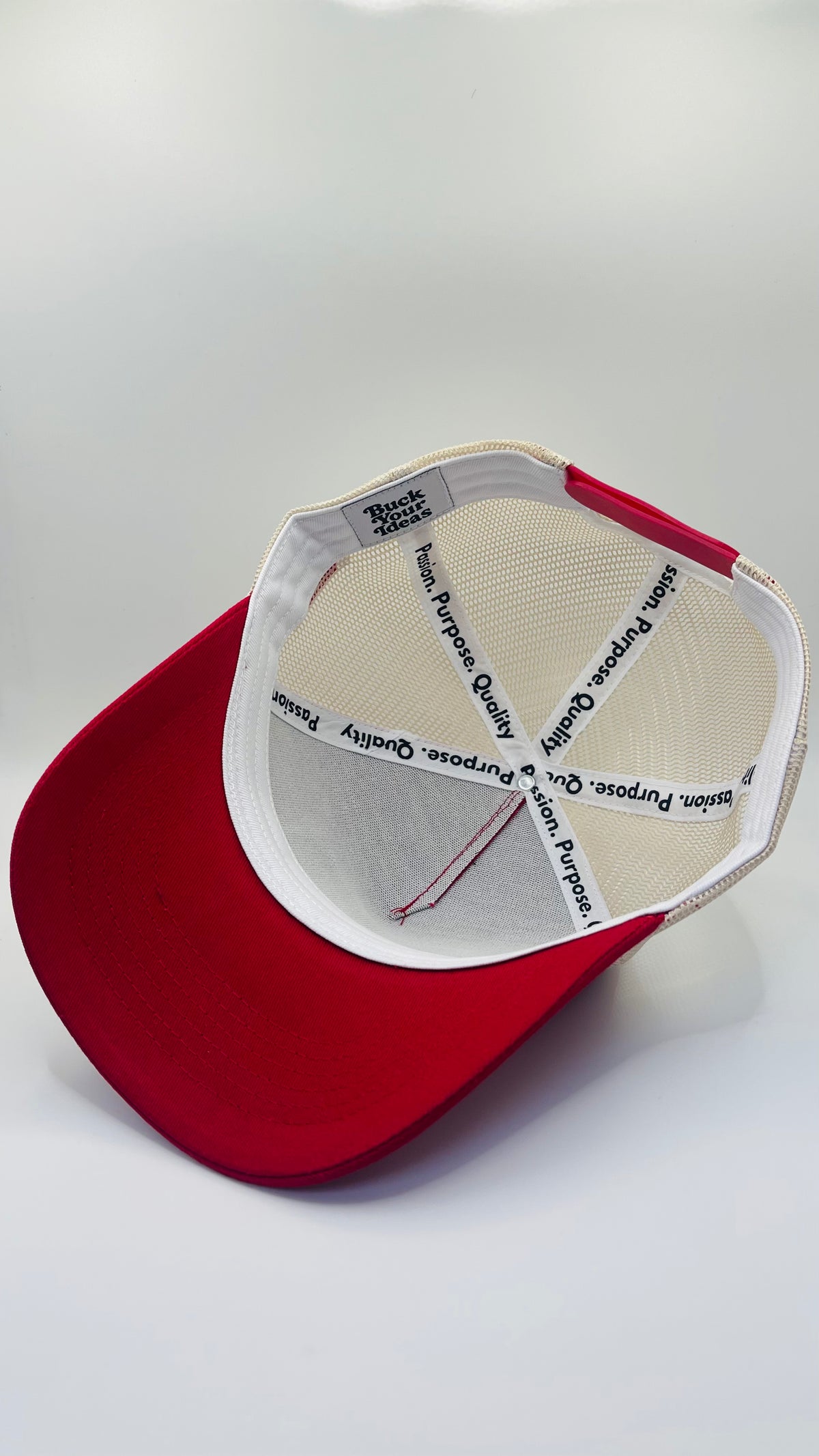 Buck Your Ideas Red / Cream Cap
