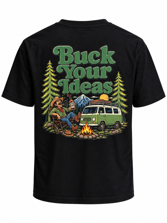 Buck Your Ideas ‘Camping Cowboy’ T-Shirt