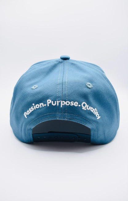 Buck Your Ideas Blue / White Cotton Cap