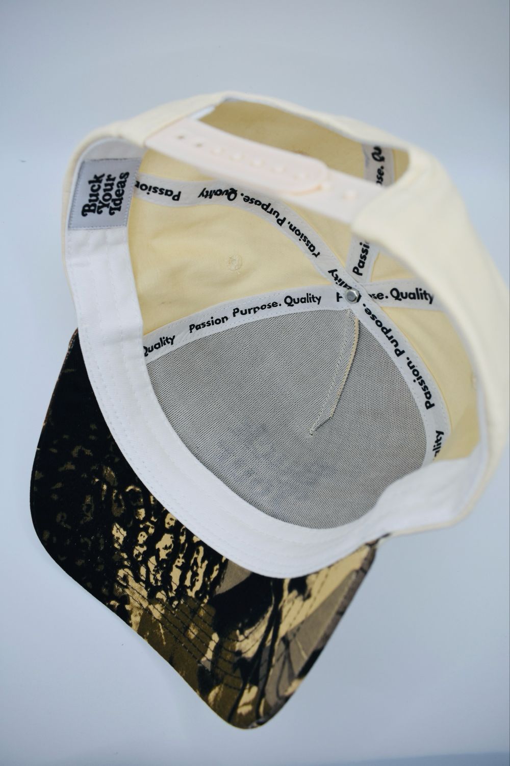 Buck Your Ideas Mossy Oak / Cream Cotton Cap