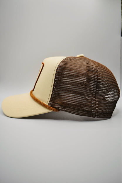 Buck Your Ideas Bucking Patch Brown / Cream Trucker Cap