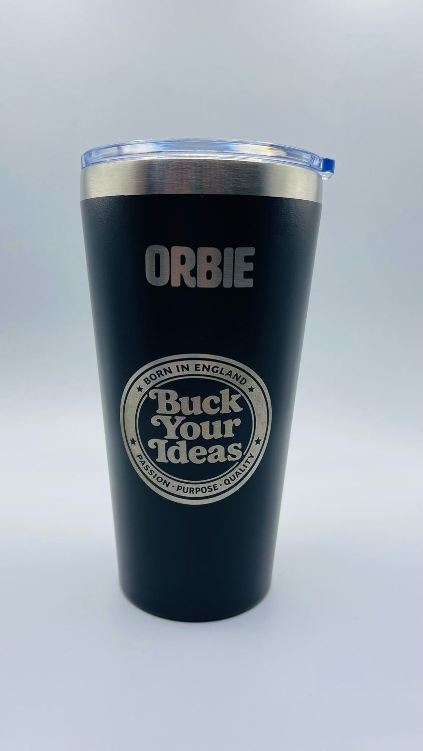 Orbie x Buck your ideas 16oz stainless steel cup