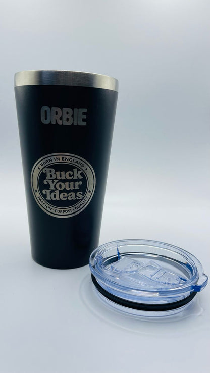 Orbie x Buck your ideas 16oz stainless steel cup