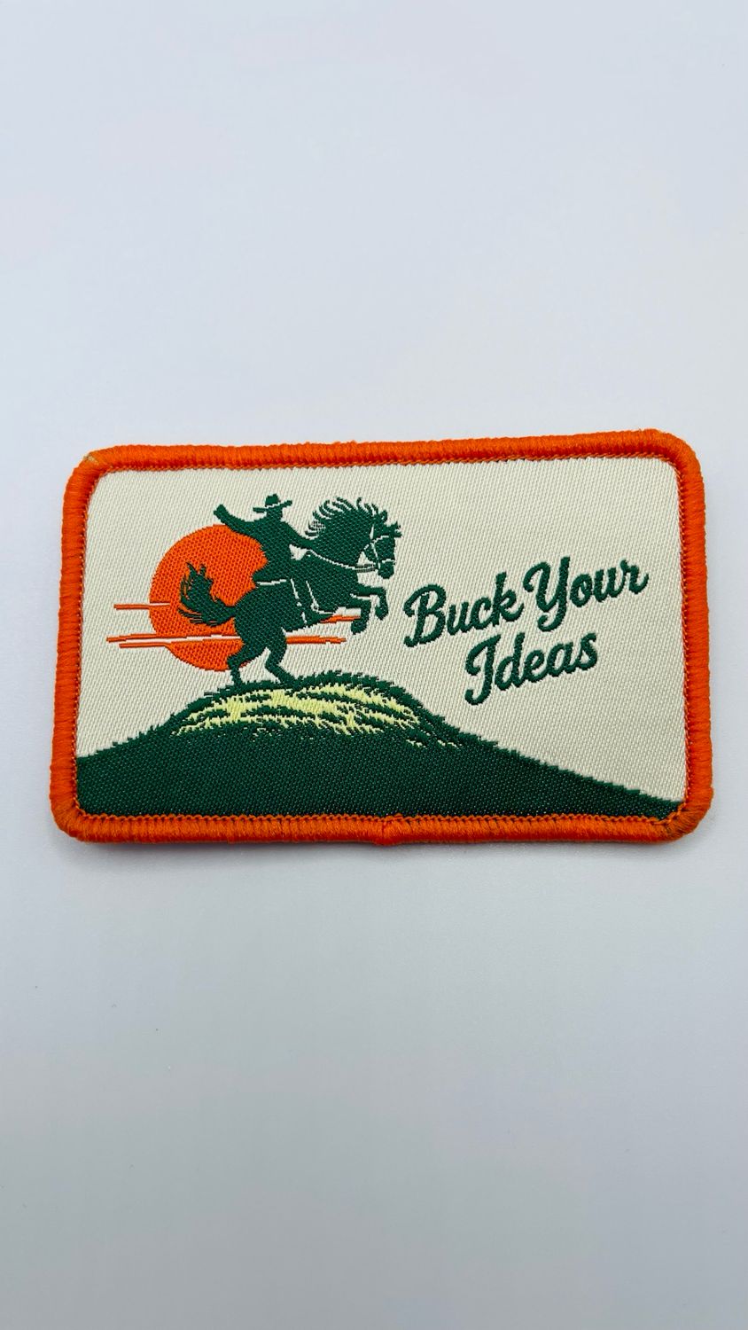 Buck Your Ideas Velcro Patch