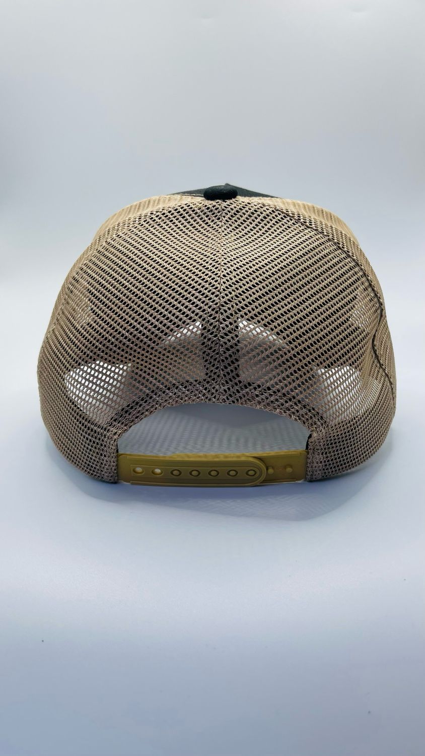 Buck Your Ideas Velcro Patch Black / Khaki Cap