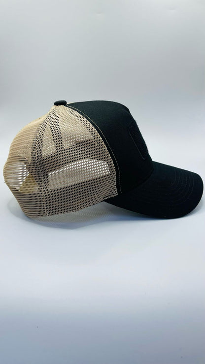 Buck Your Ideas Velcro Patch Black / Khaki Cap