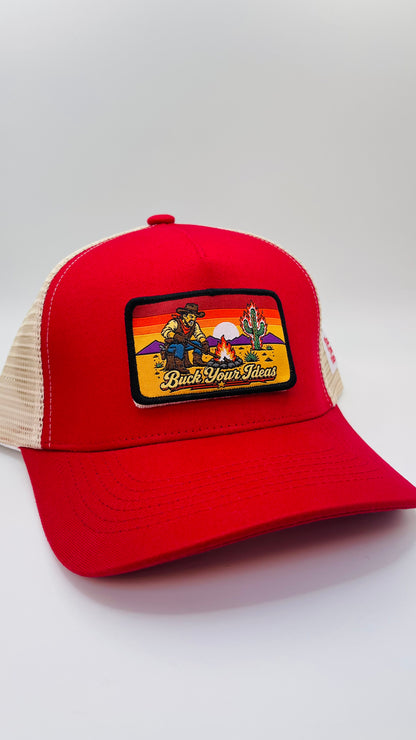 Buck Your Ideas Angry Cowboy Velcro Patch