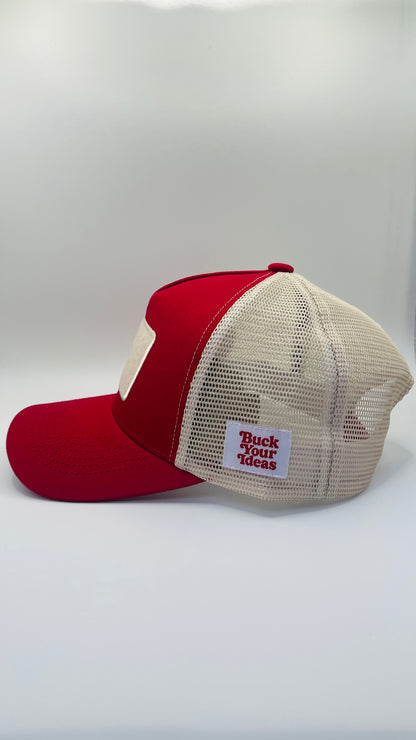 Buck Your Ideas Red / Cream Cap