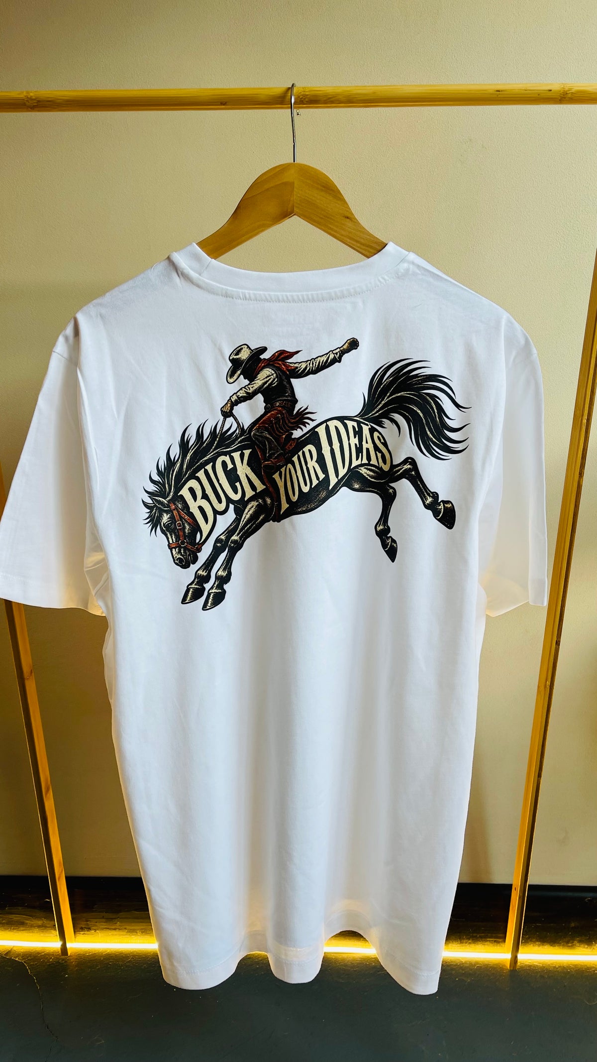 Buck Your Ideas ‘Bucking Cowboy’ T-Shirt