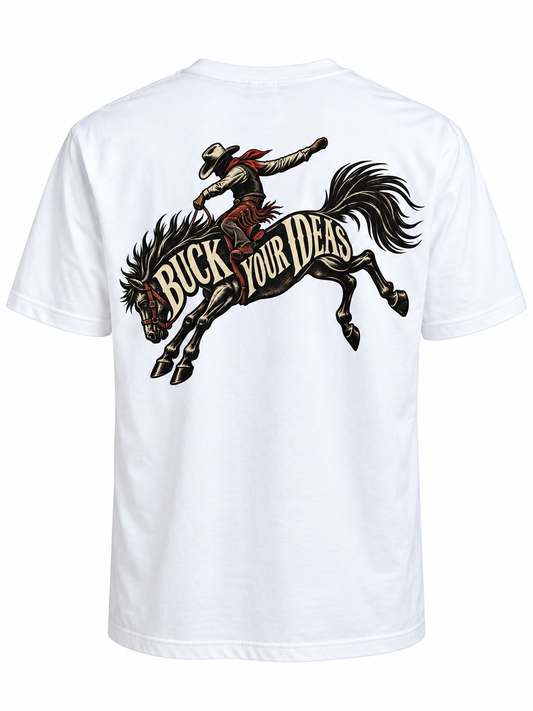 Buck Your Ideas ‘Bucking Cowboy’ T-Shirt