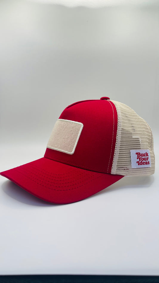 Buck Your Ideas Red / Cream Cap