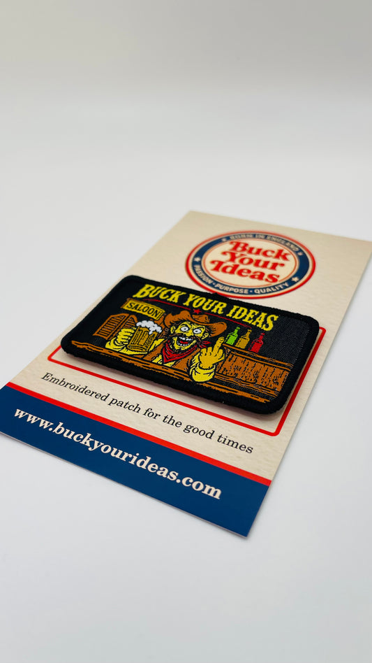 Buck Your Ideas Drunk Cowboy Velcro Patch