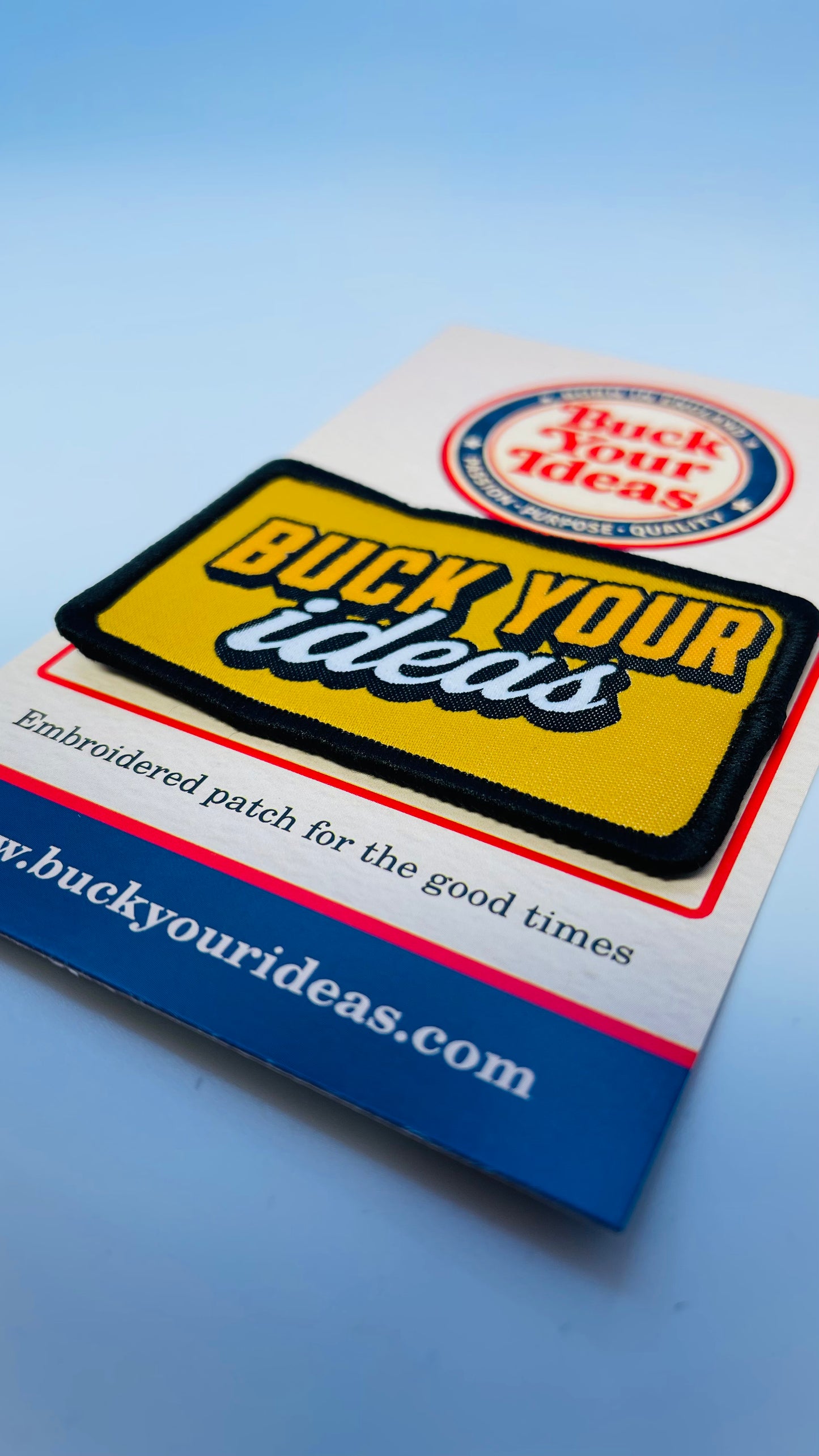 Buck Your Ideas Velcro Patch
