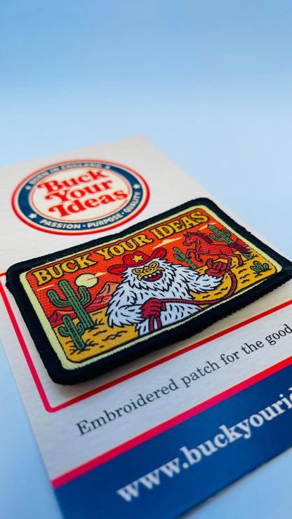 Buck Your Ideas Velcro Patch
